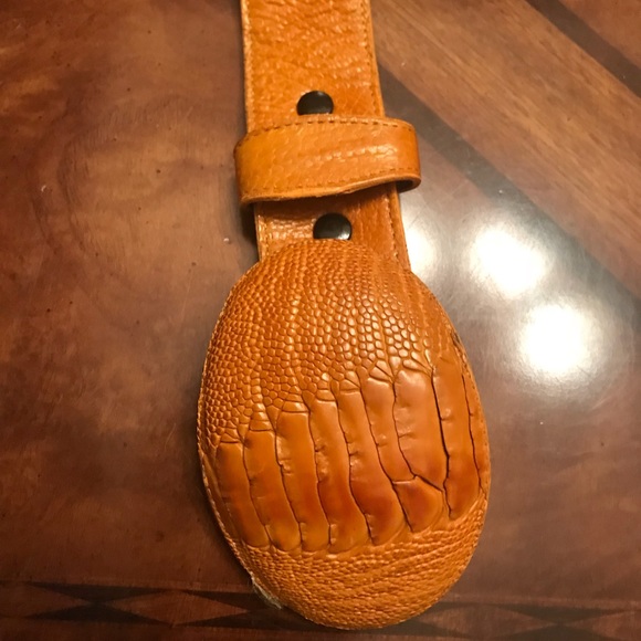 Exotic leather belt main image 4